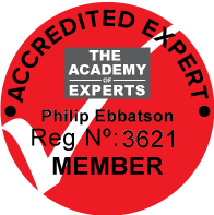 Academy of Experts accreditation No. 3621