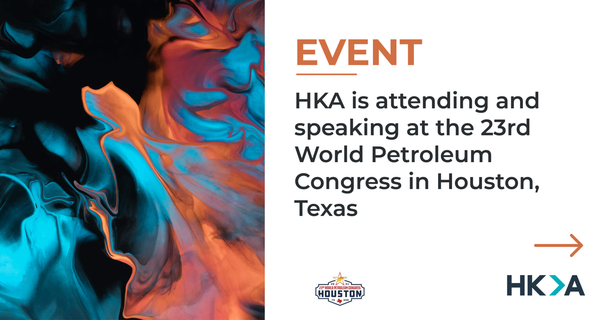 HKA is attending and speaking at the 23rd World Petroleum Congress in